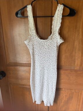 H&M | Dresses | New Hm Divided Shiny Metallic Pink Silver Bodycon Knit Tank  Dress Top Sz Small | Poshmark